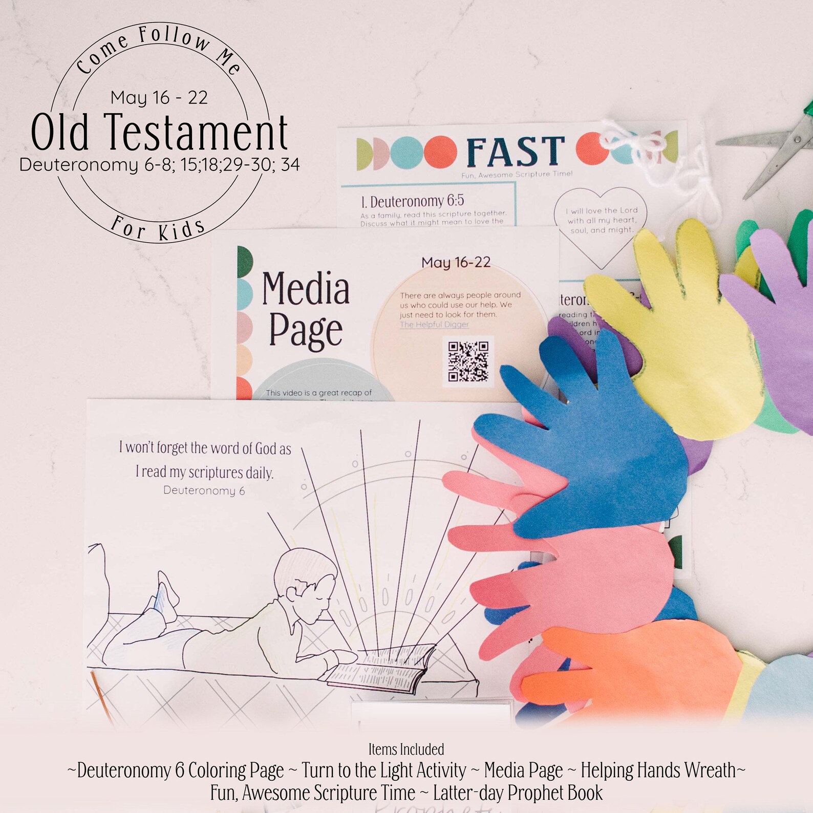 Come Follow Me Primary 2022 ELEMENTARY Old Testament Lesson Etsy
