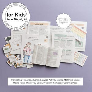 Come Follow Me Primary 2025 ELEMENTARY: Doctrine and Covenants Lesson 27 Jun 30-Jul 6 | LDS Primary Doctrine and Covenants 2025, D&C Primary