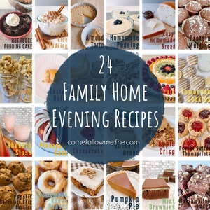24 Family Home Evening Recipes
