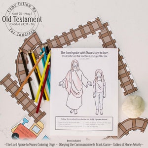 Come Follow Me Primary 2022 TODDLER: Old Testament Lesson 18 April 25-May 1 // LDS Primary 2022, Old Testament, Old Testament Primary