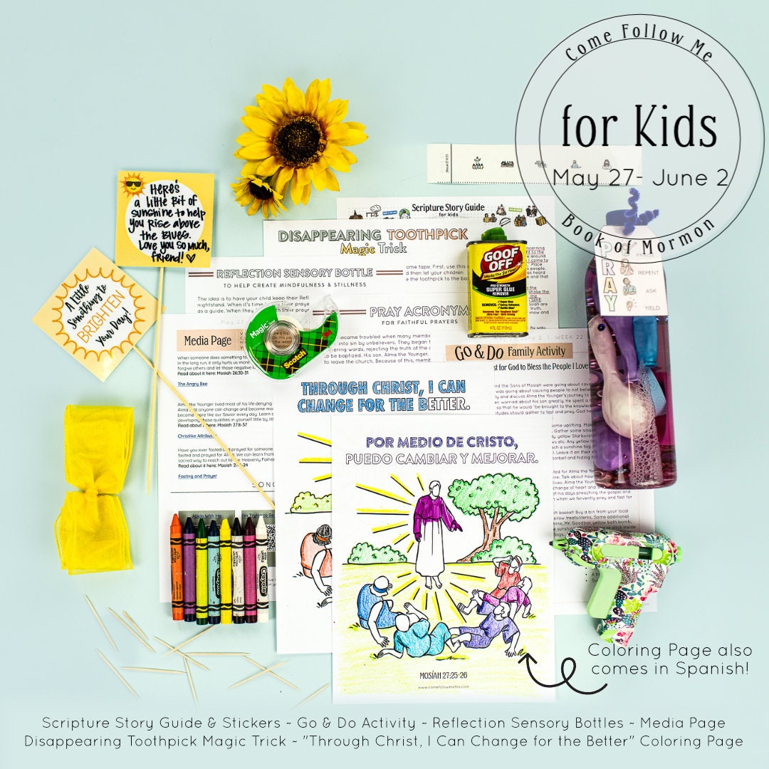 Come Follow Me Primary 2024 Elementary Book Of Mormon Lesson 22 May 27