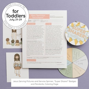 Come Follow Me Primary 2025 TODDLER: Doctrine and Covenants Lesson 30 July 21-27 | LDS Primary, Doctrine and Covenants, D&C Primary Lesson
