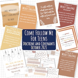 TEEN: Doctrine and Covenants October 4 - October 31 // LDS Youth 2021, Come Follow Me 2021, 2021 Youth Theme