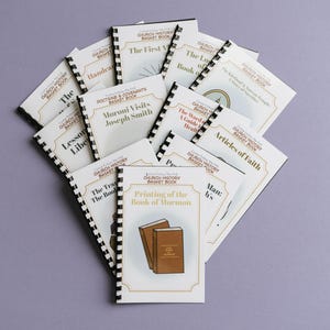 Korb aus der Kirchengeschichte, Bücher-Bündel // Studium der Lehre und Bündnisse, Geschichte der Geschichte der Kirche, LDS Primär, Komm und folge mir 2025, Primär 2025