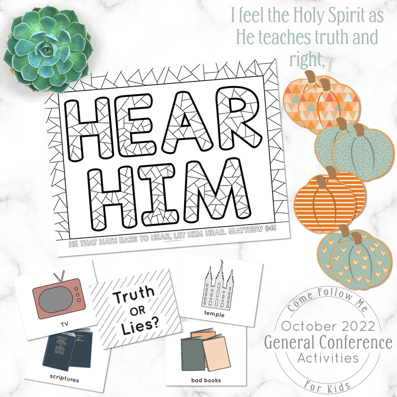 LDS General Conference Bundle October 2022 // LDS Faith Etsy
