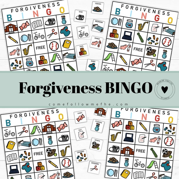Forgiveness Bingo