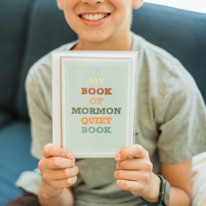 Book of Mormon Quiet Book // Book of Mormon, Quiet Activity, Sacrament Meeting, Kids Activity, Quiet Book, Book of Mormon Characters