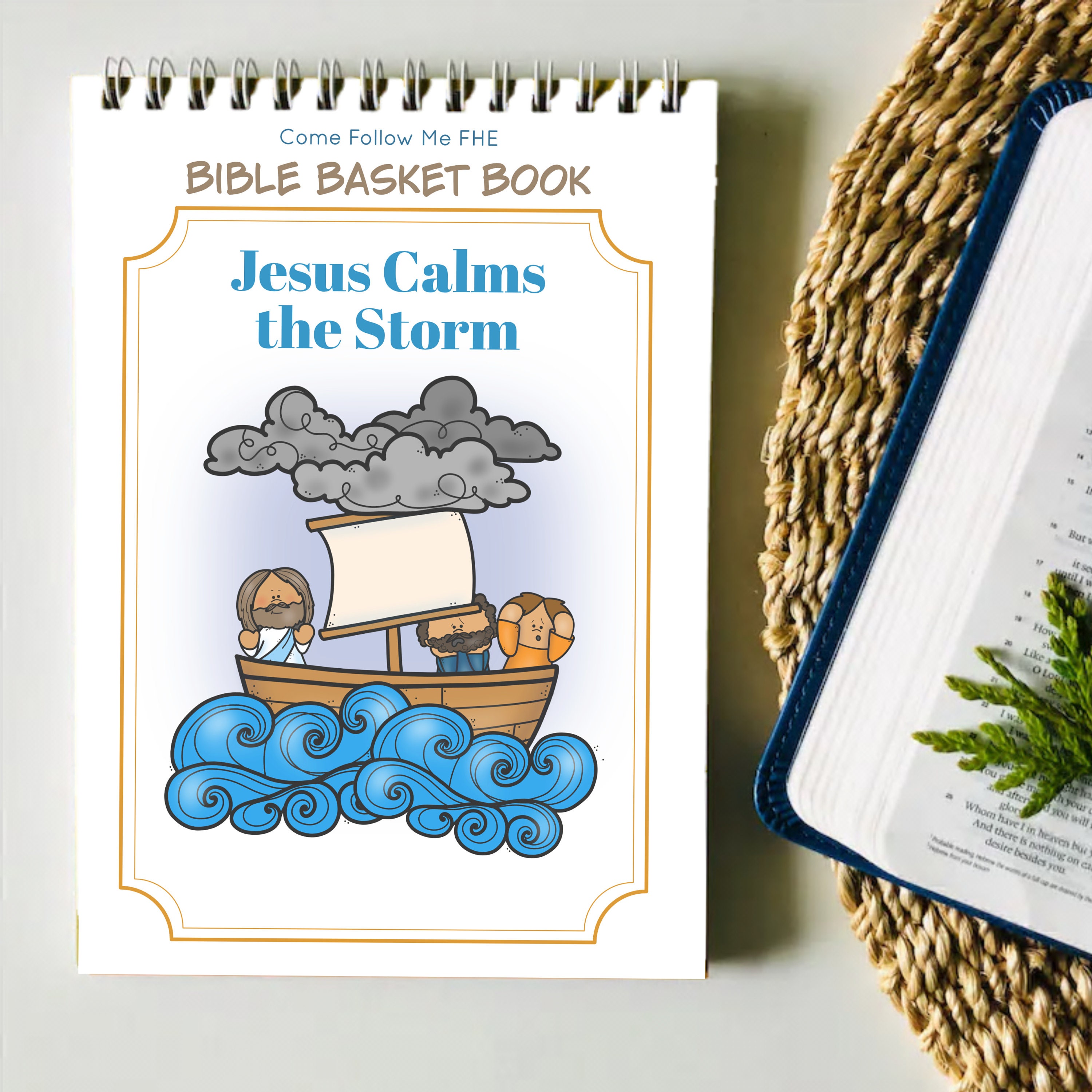 Jesus Calms the Storm // New Testament Bible Story for Kids Etsy