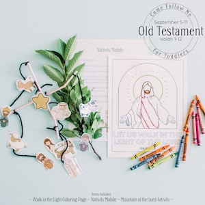 Come Follow Me Primary 2022 TODDLER: Old Testament Lesson 37 Sept 5 - Sept 11 // LDS Primary 2022, Old Testament, Old Testament Primary