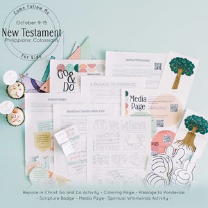 Come Follow Me Primary 2023 ELEMENTARY: New Testament Lesson 42 October 9-15 // LDS Primary 2023, New Testament 2023, New Testament Primary