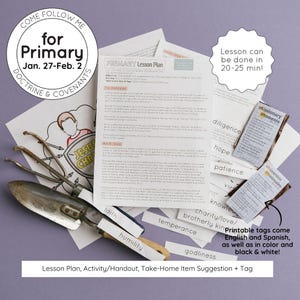 PRIMARY Lessons | Doctrine and Covenants | February Lessons Jan 27-Feb 23 // LDS Primary 2025, D&C 2025, Doctrine and Covenants Primary