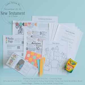 Come Follow Me Primary 2023 ELEMENTARY: New Testament Lesson 48 November 20-26// LDS Primary 2023, New Testament 2023, New Testament Primary