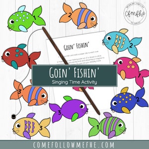 Gone Fishing Singing Time Activity