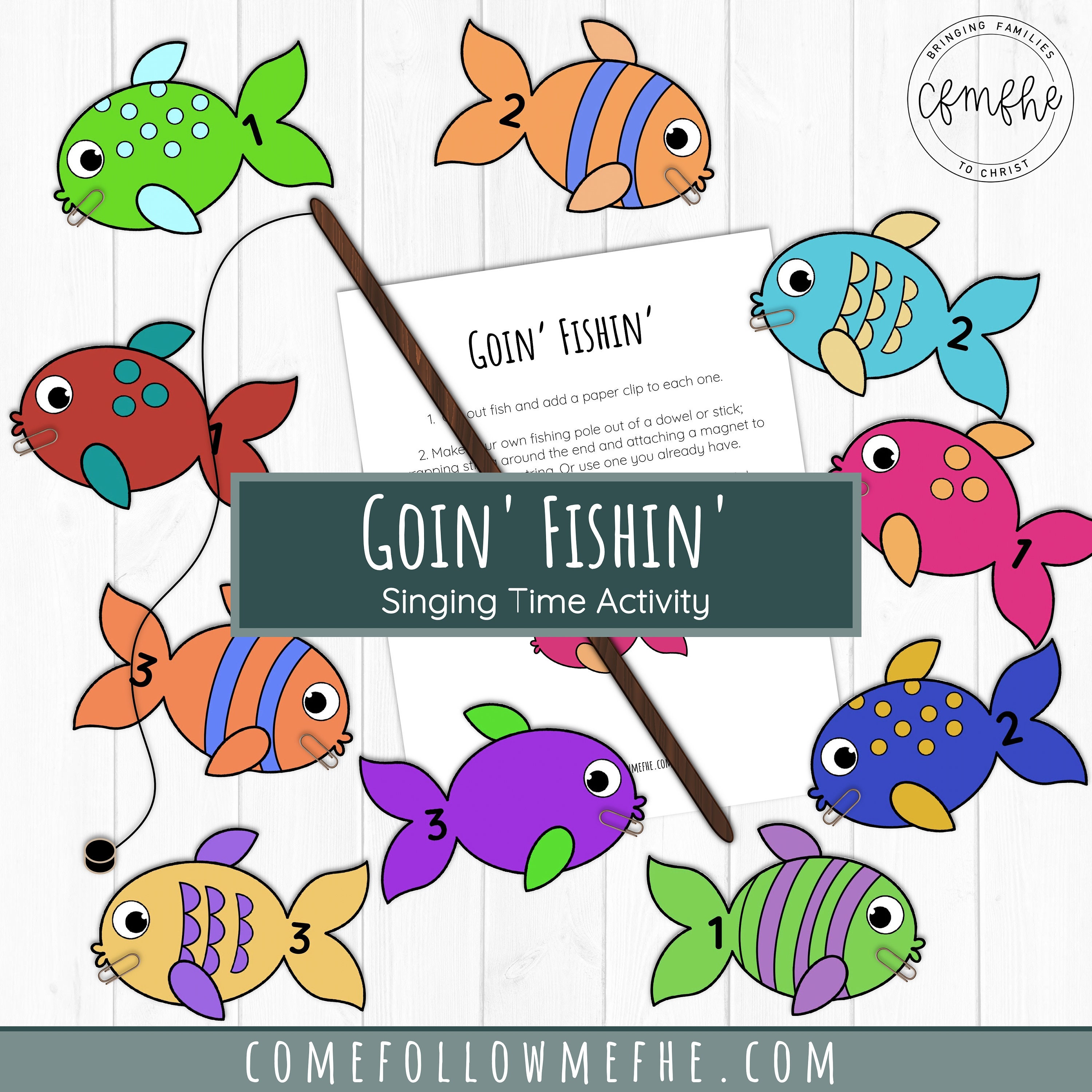 Gone Fishing Singing Time Activity | Etsy