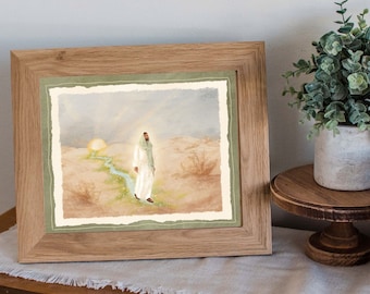 Peace As A River // Artwork, Old Testament, Christian Artwork
