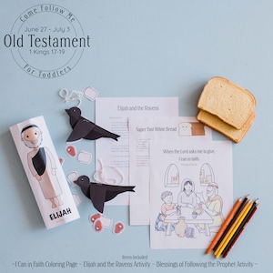 Come Follow Me Primary 2022 TODDLER: Old Testament Lesson 27 June 27 -July 3 // LDS Primary 2022, Old Testament, Old Testament Primary