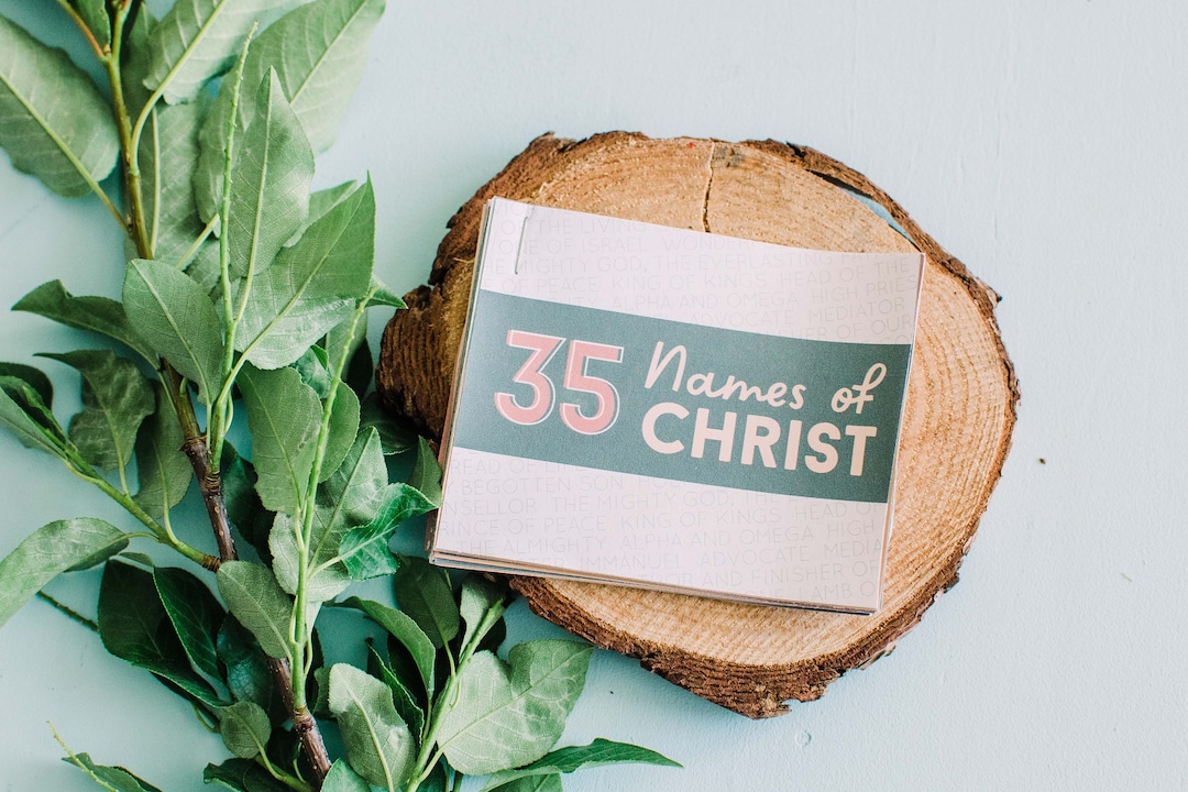 Names of Christ Mini Book // Bible Study, Christians, Christ Centered ...