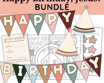 Happy Birthday Jesus Bundle // Weihnachtsgeschenk