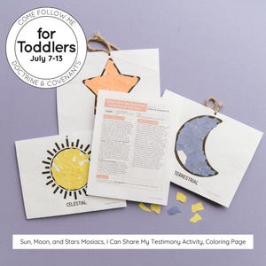Come Follow Me Primary 2025 TODDLER: Doctrine and Covenants Lesson 28 July 7-13 | LDS Primary, Doctrine and Covenants, D&C Primary Lesson