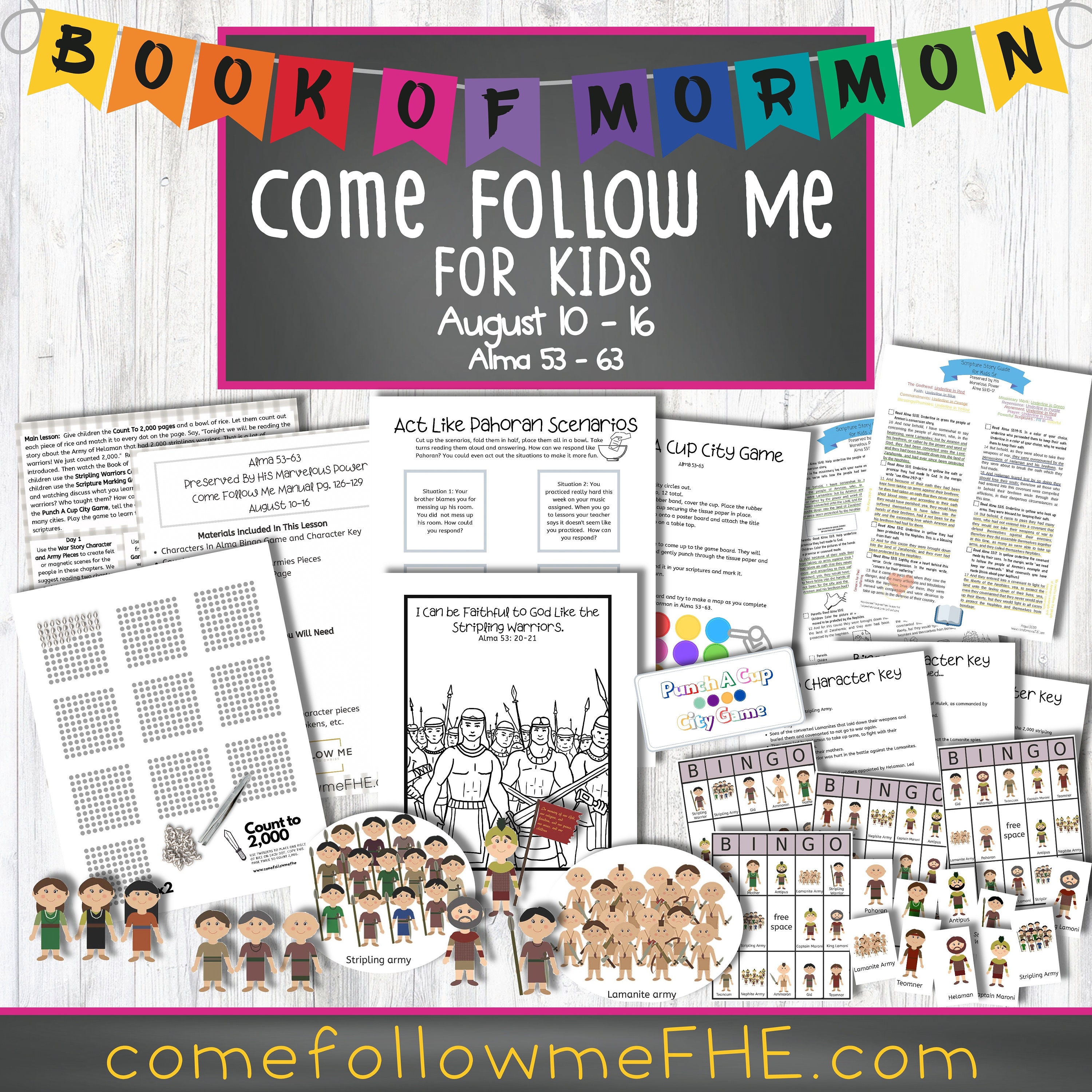 Come Follow Me August 2020 // Book of Mormon Lesson 32 aug Etsy Israel
