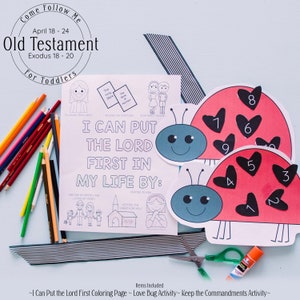 Come Follow Me Primary 2022 TODDLER: Old Testament Lesson 17 April 18-April 24 // LDS Primary 2022, Old Testament, Old Testament Primary