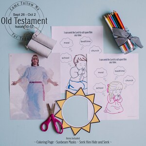 Come Follow Me Primary 2022 TODDLER: Old Testament Lesson 40 Sept 26 - Oct 2 // LDS Primary 2022, Old Testament, Old Testament Primary