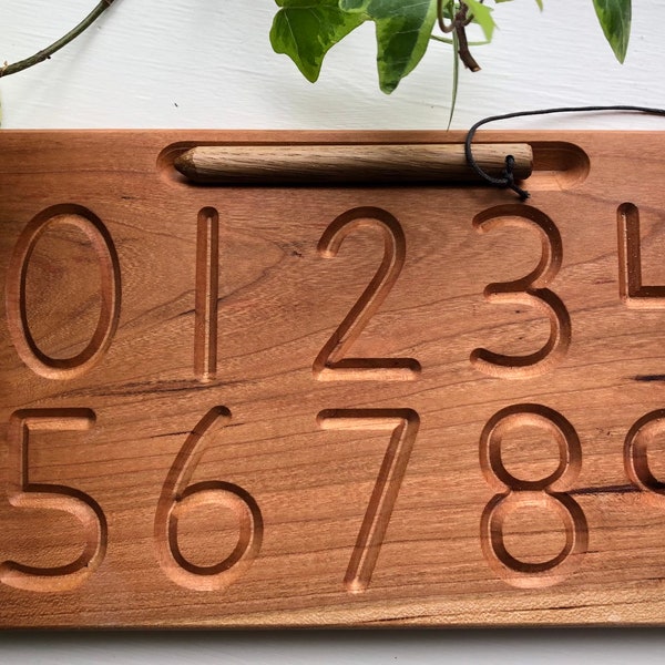 Original Mini Number Board | travel sized tracing board
