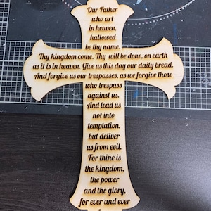 The Lord’s Prayer Cross