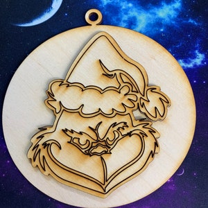 Grinch Ornament diy