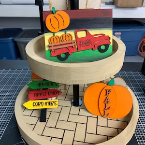 Fall Tiered Tray diy kit
