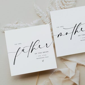ao pai do cartão de casamento da noiva | pais do cartão de casamento da noiva | Cartão nupcial do partido | Cartão de casamento do sogro, cartão de sogro