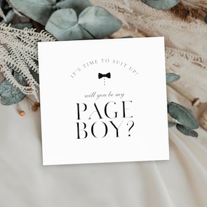 Ecriture moderne : serez-vous mon garçon de page, carte de mariage pour homme | Carte de remerciement GROOMSMAN pour mariage,Carte de mariage pour mariage | Meilleure carte de mariage pour homme