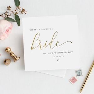 PERSONALISIERTEs Stiftebuch Für meine Braut Hochzeitskarte | Braut Danke Hochzeitskarte | Brautpartykarte | Brautkarte Hochzeitskarte | FE27A