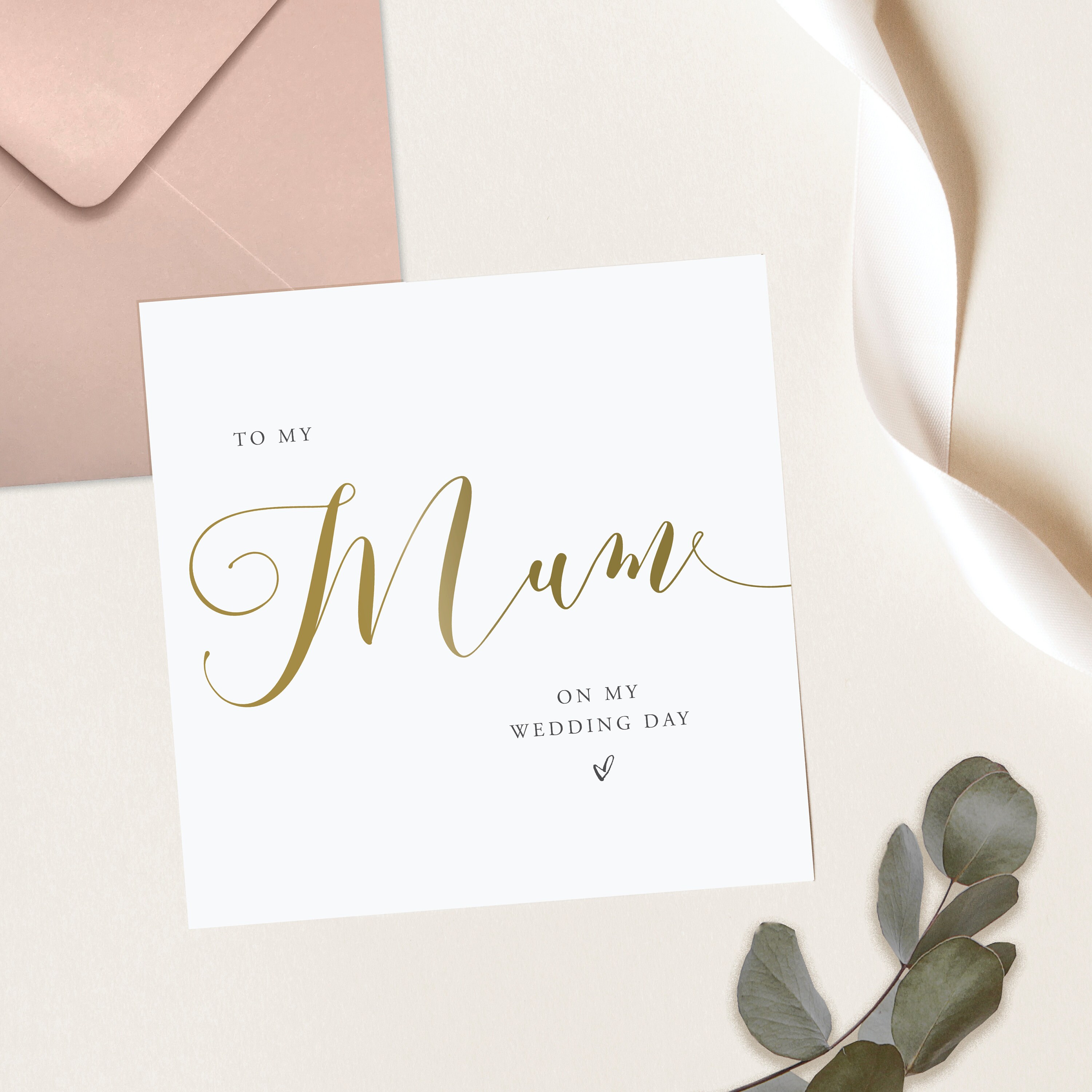 Gold Script Bridesmaid Card to My Bridesmaid Card Maid of | Etsy