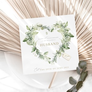 Biglietto personalizzato per l'anniversario del marito / Biglietto con scritta tipografica / Biglietto per la moglie / Biglietto romantico per la moglie / Biglietto per il marito / Biglietto per l'anniversario di matrimonio