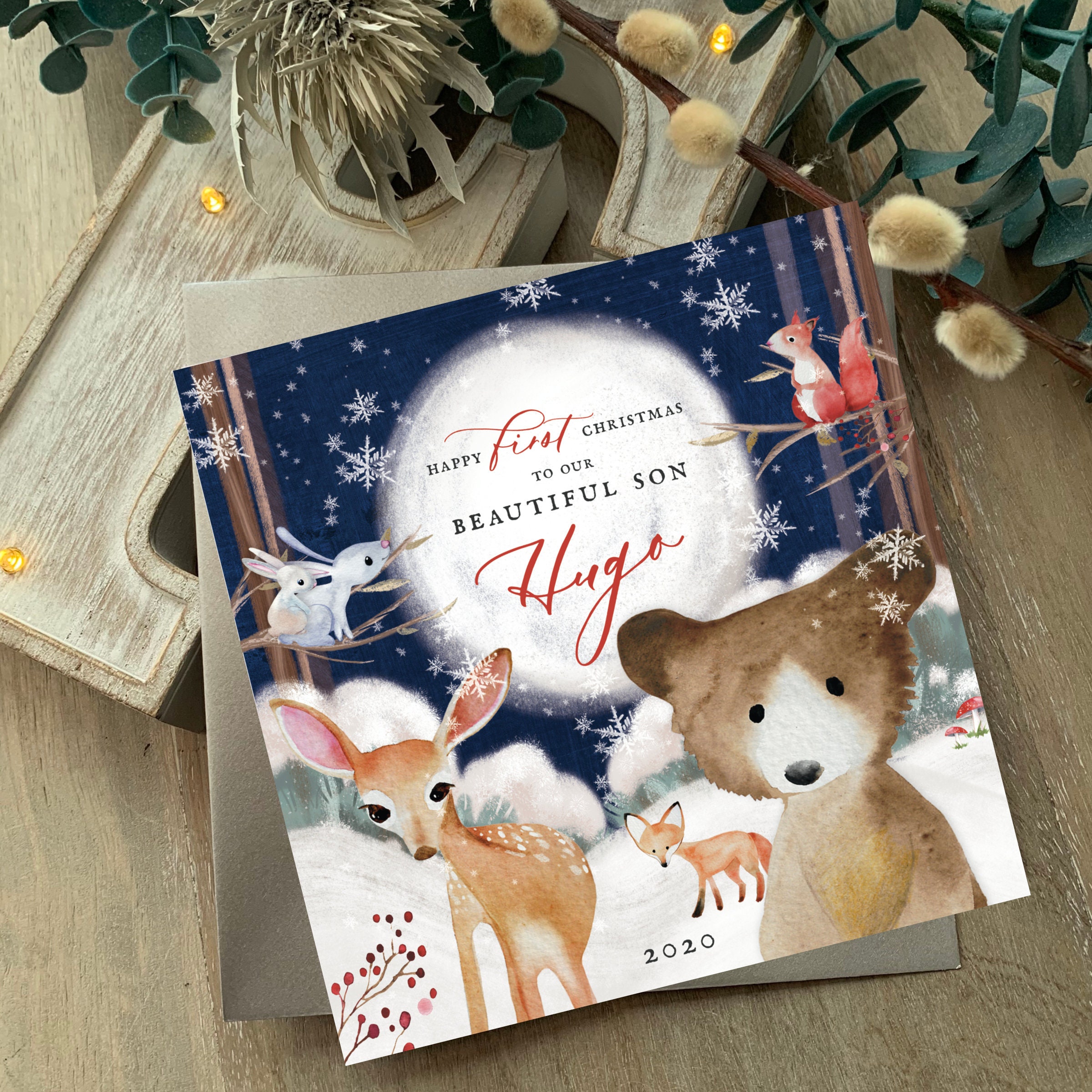 To My/Our GRANDDAUGHTER 1st Christmas Card 1st Christmas | Etsy
