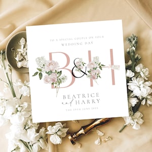 Cartão de casamento PERSONALIZADO IRMÃ E CUNHADO | Para minha irmã e cunhado | Cunhada | Cunhado | Cartão de celebração de casamento imagem 2