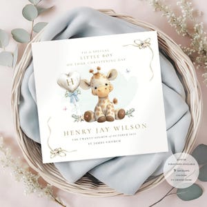 TAUFE Karte, Taufe, Taufe, Taufe, Baby Girl, Baby Boy, an Ihrem Tauf-Karte, personalisiert, Patentochter, Sohn, Enkelkind