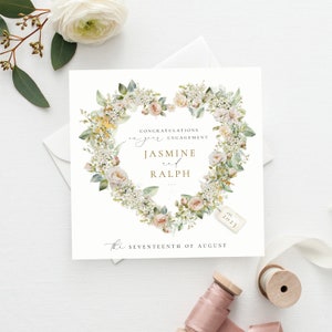 PERSONALISED Engagement card | Engagement Card, Personalised Engagement Card, Congratulations On Your Engagement Card | You're Engaged Card