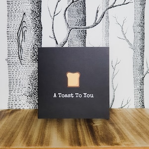 Carte de félicitations - Un toast à vous - Punderful Card