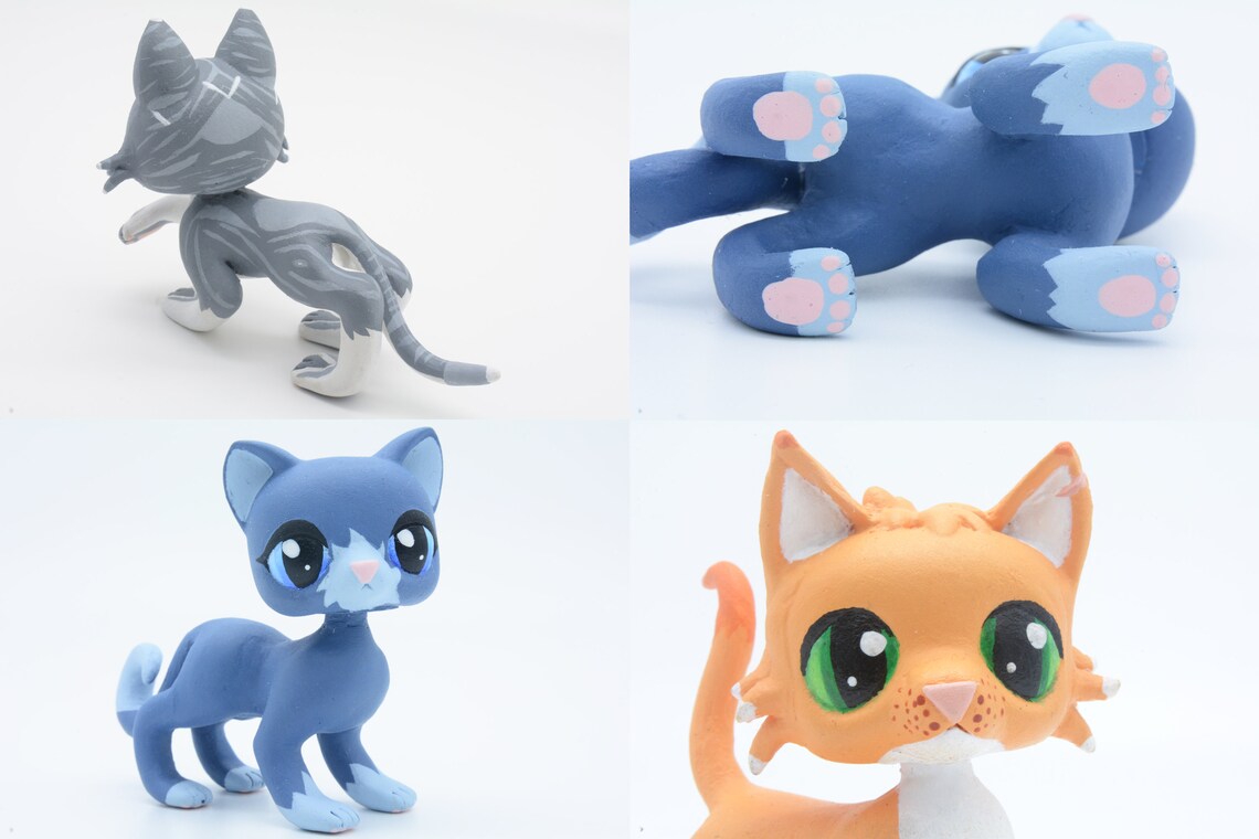 ANY Warrior Cats LPS Custom Littlest Pet Shop Clay Bobble Head Etsy