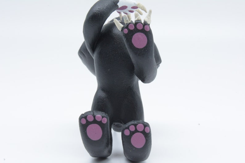 Scourge Warrior Cats LPS Littlest Pet Shop Clay Custom Bobble Head Figure With Gift Box