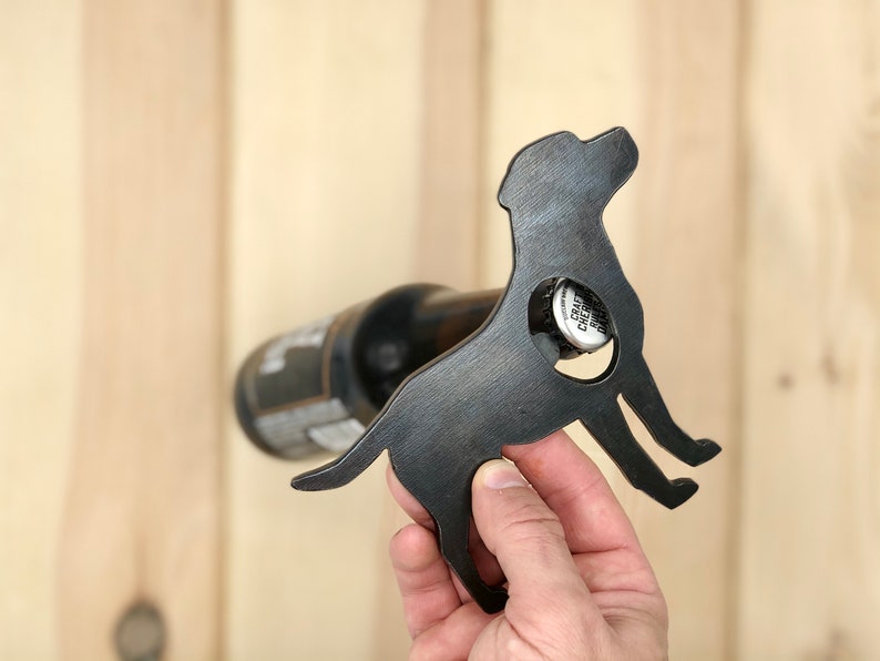 Black Labrador Labrador Retriever Metal Bottle Opener Etsy