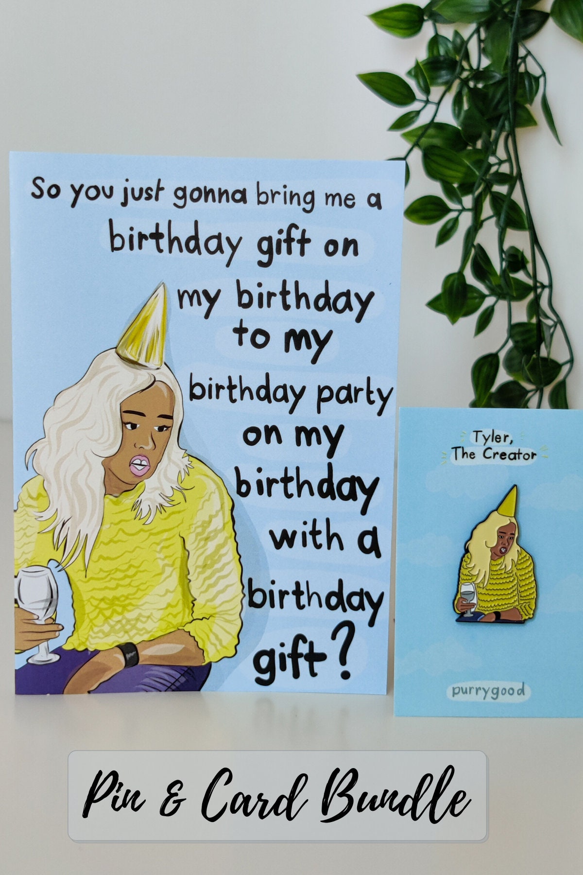 Tyler the Creator Birthday Card Greeting Card and Postcard | Etsy Ireland