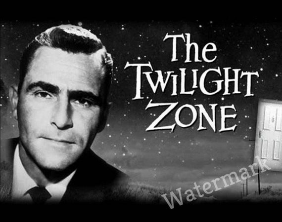 The Twilight Zone The Scary Door Rod Serling Narrator Art Publicity Photo
