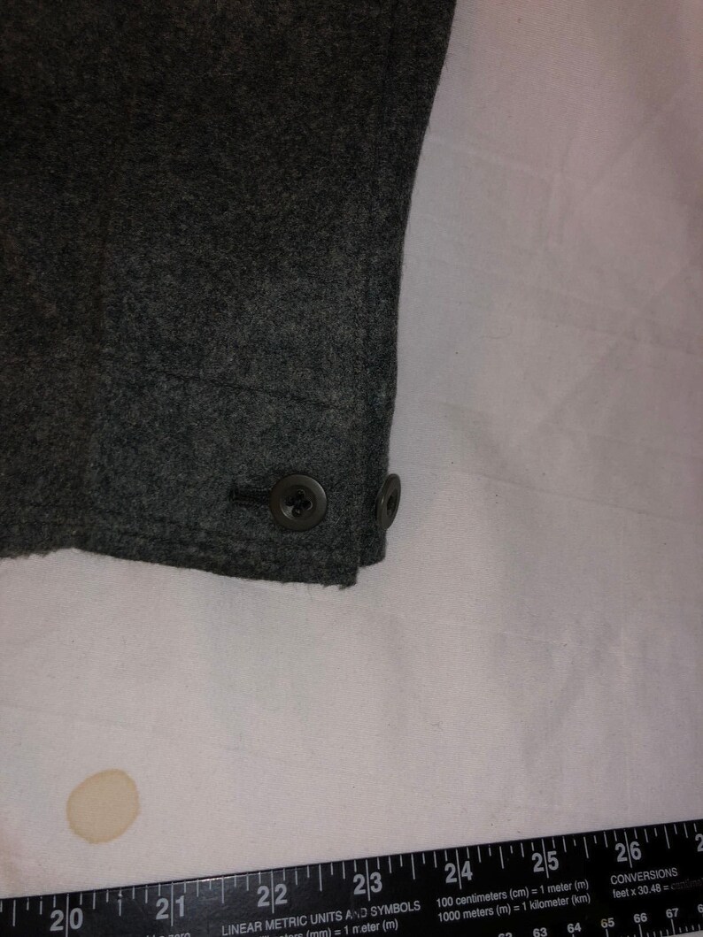 Vintage Swiss Military World War II Wool Blue 32 x 27in Infantry Trousers Pants