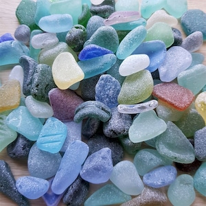Multicolored sea glass Rare sea glass for jewelry and crafts