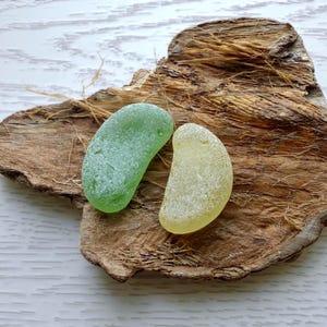 Colorful bottle bottoms  Authentic sea glass