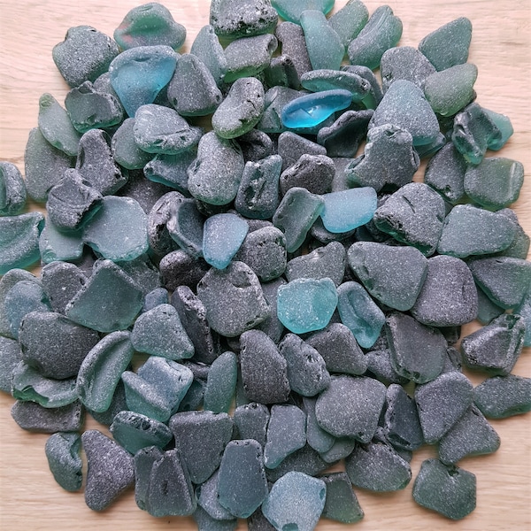 Bulk sea glass Small teal sea glass 0.8 - 1.2 inches Beach art Sea glass crafts Decor