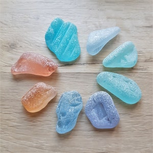 Medium Sea Glass Beach Glass Frosty Tumbled Beach Glass Great for Stain  Glass Ocean Glass Sea Glass Craft Art Glass Seaglass 5-200 Pieces 